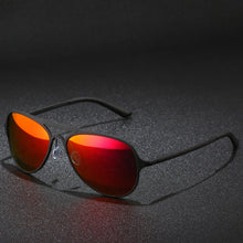 Load image into Gallery viewer, Men's Sunglasses Red Mirror Lens Metal Frame