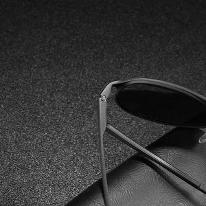 Men's Sunglasses Red Mirror Lens Metal Frame