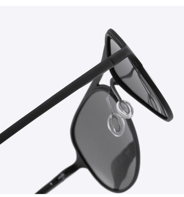Men's Sunglasses Red Mirror Lens Metal Frame