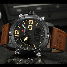 Load image into Gallery viewer, Men's Watches Leather Waterproof