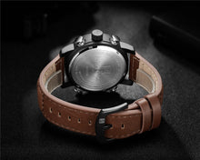 Load image into Gallery viewer, Men's Waterproof Quartz Watches LED Analog
