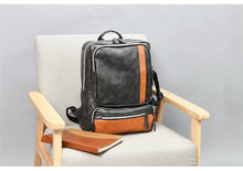 Load image into Gallery viewer, Men's Backpack Leather Two Choices