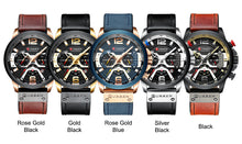 Load image into Gallery viewer, Men's Fashion Leather Wristwatch