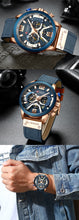 Load image into Gallery viewer, Men's Fashion Leather Wristwatch