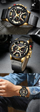 Load image into Gallery viewer, Men's Fashion Leather Wristwatch