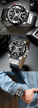 Load image into Gallery viewer, Men's Fashion Leather Wristwatch