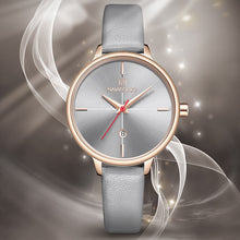 Load image into Gallery viewer, Women&#39;s Fashion Thin Leather Wristwatch Waterproof