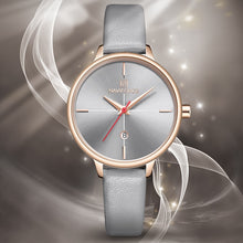Load image into Gallery viewer, Women's Fashion Thin Leather Wristwatch Waterproof