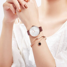 Load image into Gallery viewer, Women's Fashion Thin Leather Wristwatch