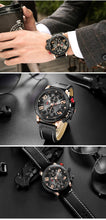 Load image into Gallery viewer, Men's Chronograph Wrist Clock