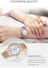 Load image into Gallery viewer, Women's Watches Fashion Gold Stainless Steel
