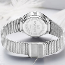 Load image into Gallery viewer, Women's Watches Fashion Waterproof Silver White