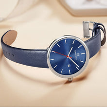 Load image into Gallery viewer, Women&#39;s Fashion Thin Leather Wristwatch Waterproof