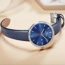 Load image into Gallery viewer, Women's Fashion Thin Leather Wristwatch Waterproof