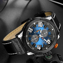 Load image into Gallery viewer, Men's Wristwatch Clock Leather Waterproof