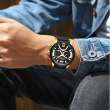 Load image into Gallery viewer, Men's Military Leather Waterproof