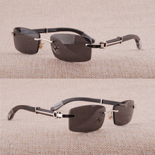 Load image into Gallery viewer, Men's Sunglasses Wooden brown Frameless