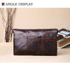 Genuine Leather Large Capacity for Male
