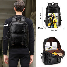 Load image into Gallery viewer, Genuine Leather Men&#39;s Backpack Korea Style